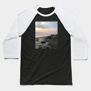 Sunset by the ocean Baseball T-Shirt